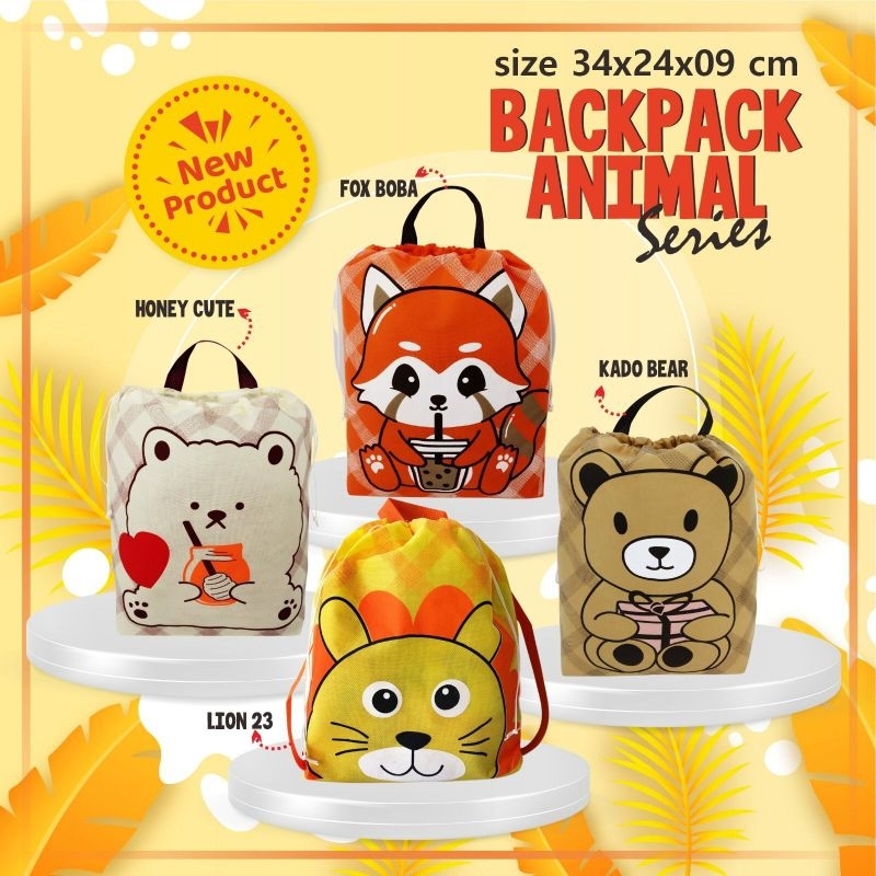 

TAS SPUNBOND UK 34X24X9 MOTIF LUCU / TAS RANSEL ANAK / TAS KAIN GAMBAR / TAS SOUVENIR GAMBAR / TAS KAIN SPUNBOND MOTIF