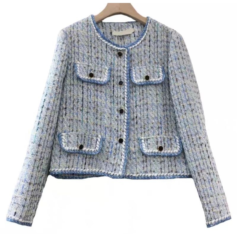 VN CHIYA TWEED BLAZER / OUTER TWEED KOREAN / WINTER BLAZER AUNTUM