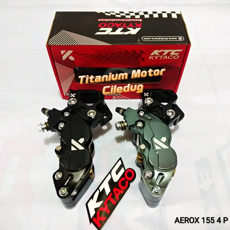 KALIPER KTC KYTA 4 PISTON AEROX DEPAN