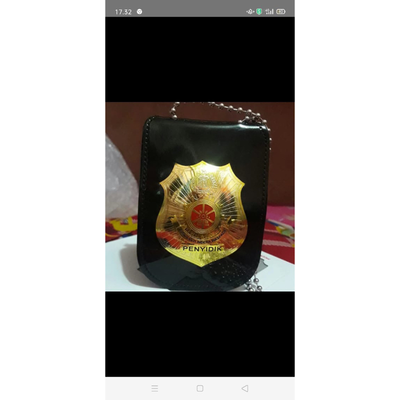 kalung lencana / kalung lencana penyidik