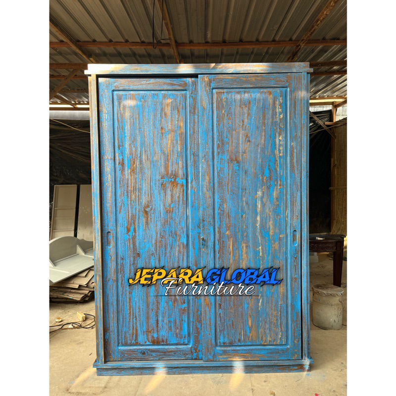 Lemari minimalis Jati Antik - Rak Sepatu Jati - lemari sepatu jati REAL PICT