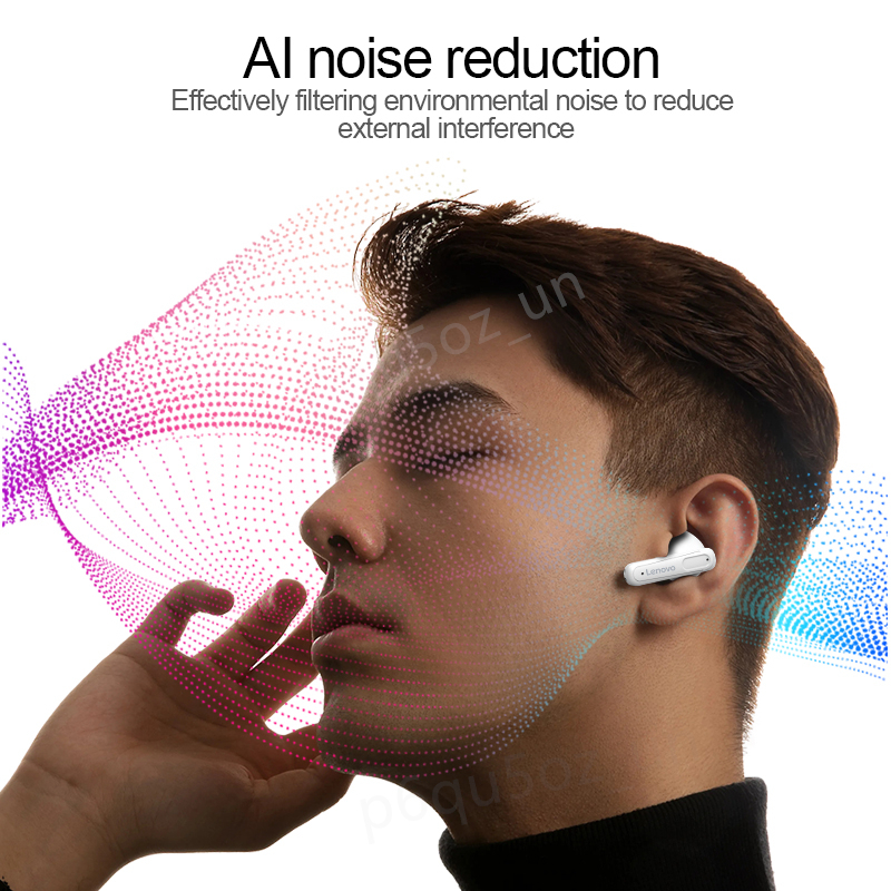 Lenovo XT98 TWS Earphone Bluetooth 5.3 In-Ear HiFi Stereo Nirkabel Tahan Air Olahraga Mini Headset untuk Android/iOS