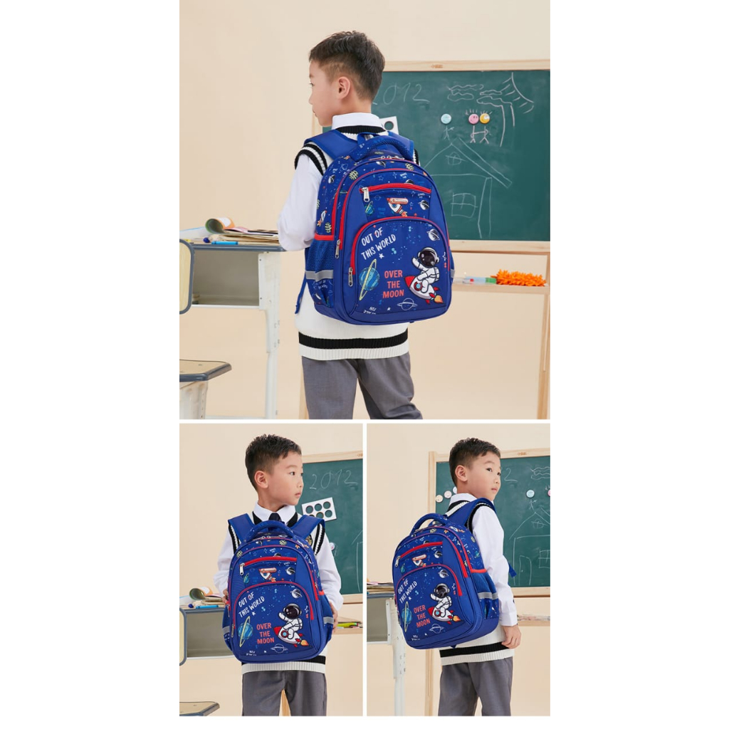 Tas Gendong Pria Motif Astronot Universe Terbaru Tas Ransel Sekolah Anak Pria Terbaru 2023 Tas Backpack Sekolah Anak Laki-Laki SD SMP Termurah