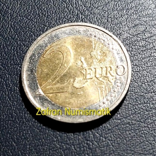 ZN1704. Uang Koin Asing Bimetal EUR 2 Euro Germany Tahun 2020