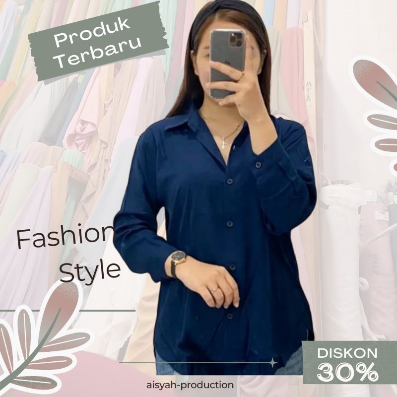 Kemeja wanita kekinian-baju kemeja wanita kekinian-atasan kemeja wanita-baju kemeja cewek kekinian-k