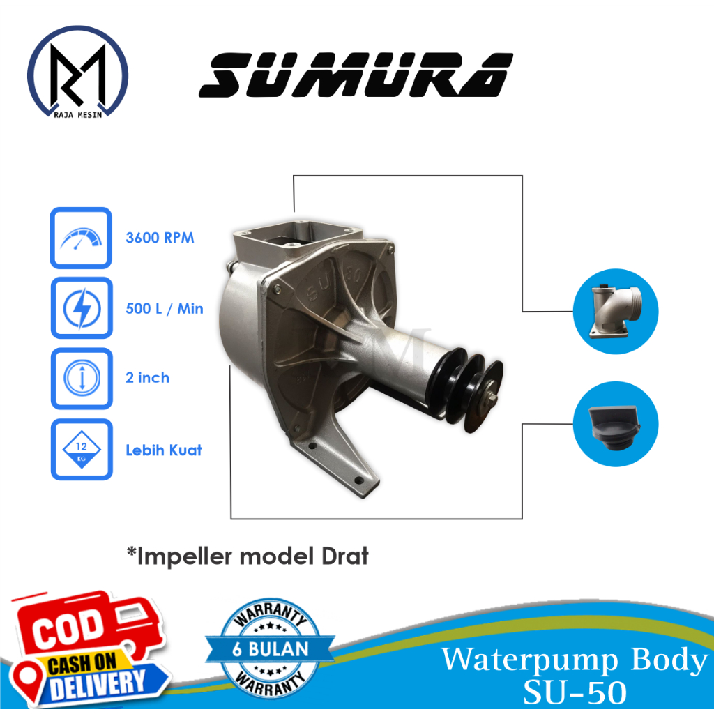 Pompa Air / Water Pump Body Sumura SU-80/SU-50
