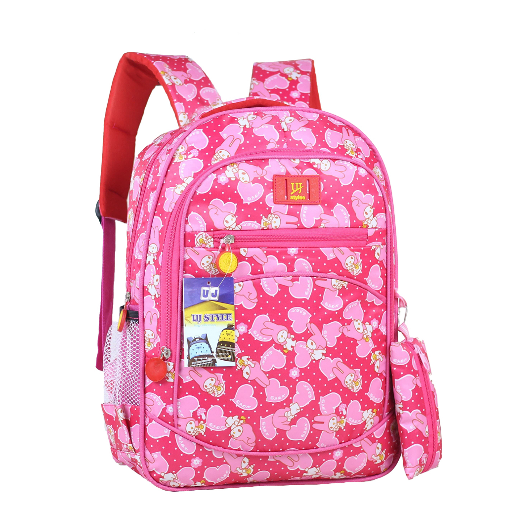 Tas Ransel Anak Perempuan Unicorn Style Melody Pink Bonus Jas Hujan dan Tempat Pensil Warna Pink Ungu Backpack Anak TK SD Sekolah Les Ngaji TPA TPQ Bahan Tebal Kuat Awet Kualitas Impor Ransel Anak Cewek Piknik Muat LKS Buku Paket Buku Tema Laptop 14 inch