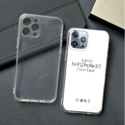 Case iPhone 12 / 12 Pro / 12 Pro Max / Mini / 11 / 11 Pro / Pro Max / X / XS / XS MAX / XR / 8+ 7+ 8 7 Plus / SE 3 2 2022 2020 Silikon Casing Soft Clear Bening Softcase Transparan