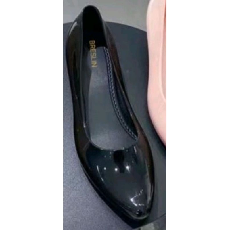 Sepatu Wedges Glossy 4 Cm import