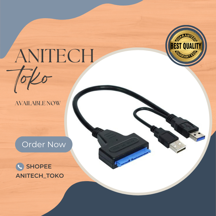Adapter Converter Hard Disk SATA to USB3.0/2.0 untuk HDD 2.5Inch