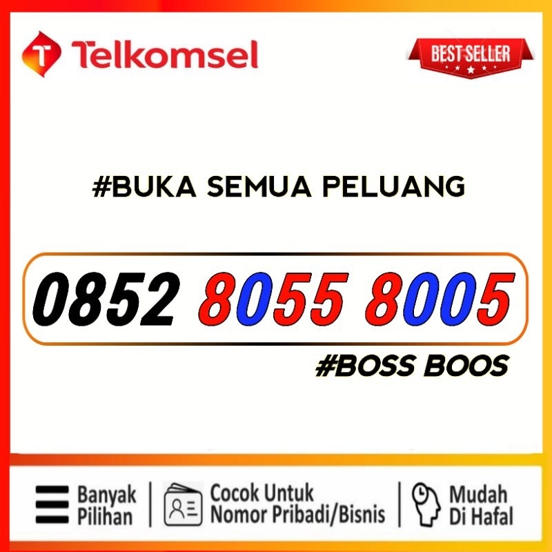 Nomor cantik simpati 8055