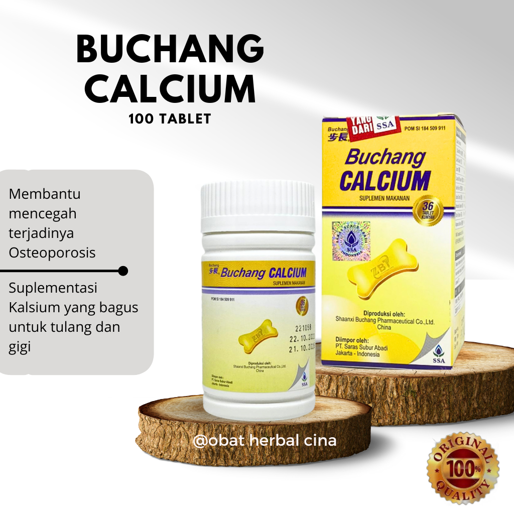 BUCHANG CALCIUM - kalsium tulang - obat pengapuran tulang - vitamin tulang