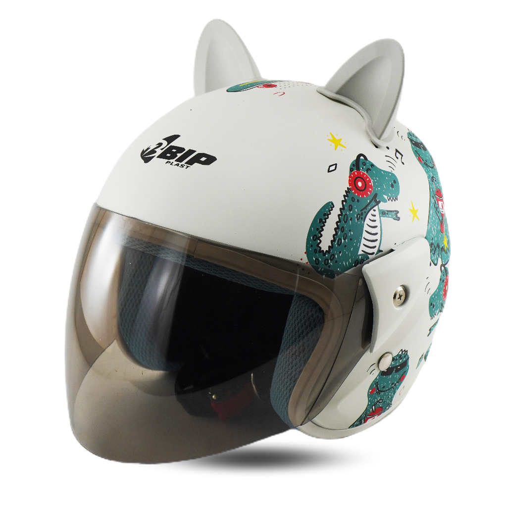 Helm Anak Motif Lucu Helem Bogo Anak-Anak Kuping Kucing SNI