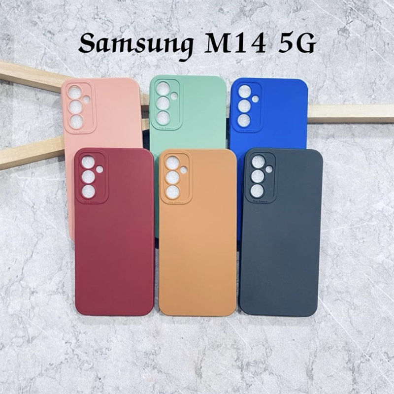 SILIKON CAIR ASLI RESMI CASE SAMSUNG GALAXY F54 M54 M14 A14 A24 A34 A54 4G 5G COVER TAHAN GUNCANGAN SOFTCASE CASING