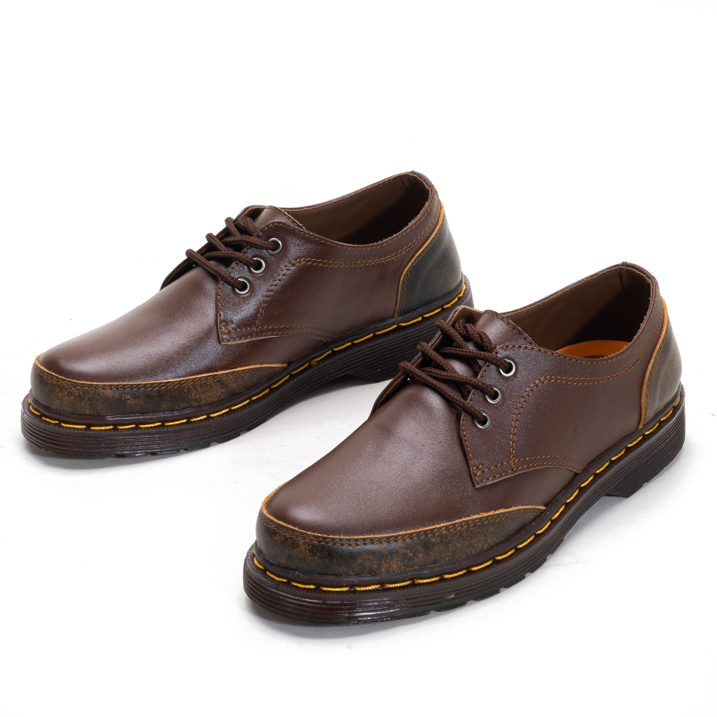 Sepatu Boot Pria Casual Low Boots Sabang Geo Kulit Asli 3 Hole Fordza S.1042