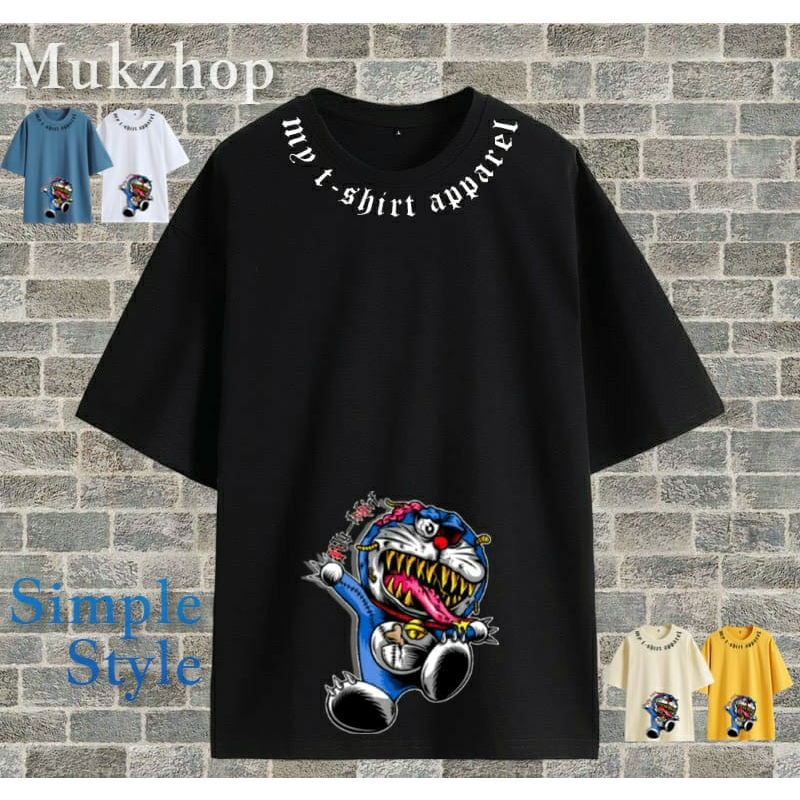 Kaos Oversize Pria Tshirt Distro Unisex Mukzhop