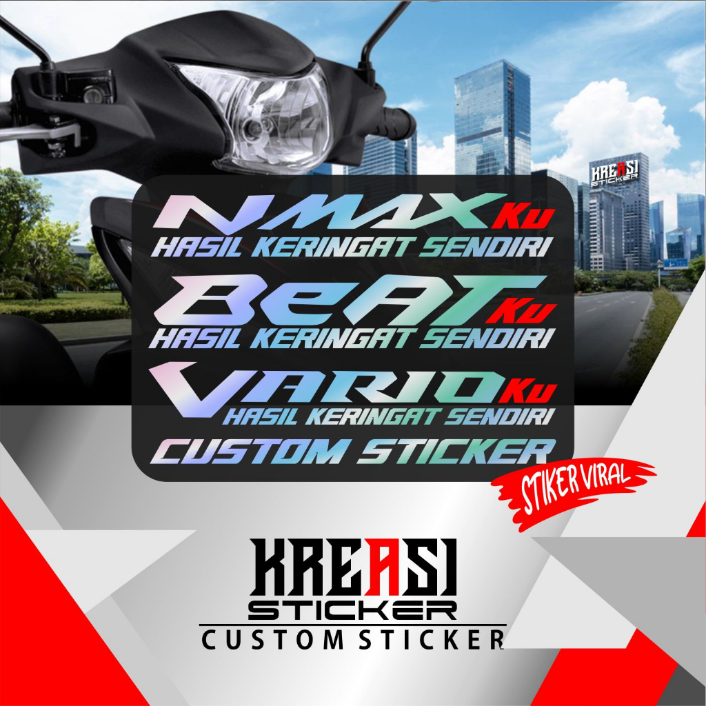 STIKER HASIL KERINGAT SENDIRI