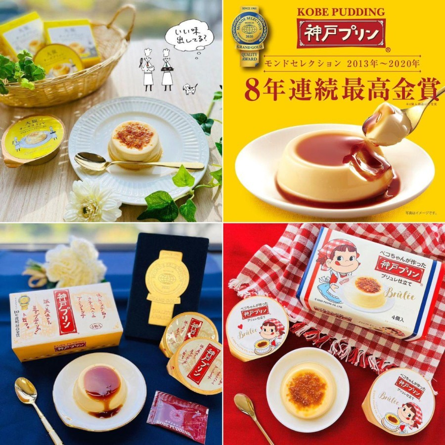 Japan Puding Milky Peko Naniwa Pudding Import Snack Import Soft Puding