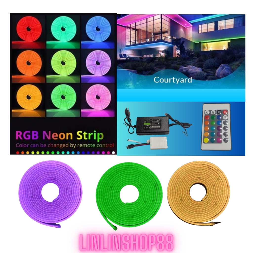 LED STRIP RGB+REMOTE 5 MTR LED STRIP MODEL BARU