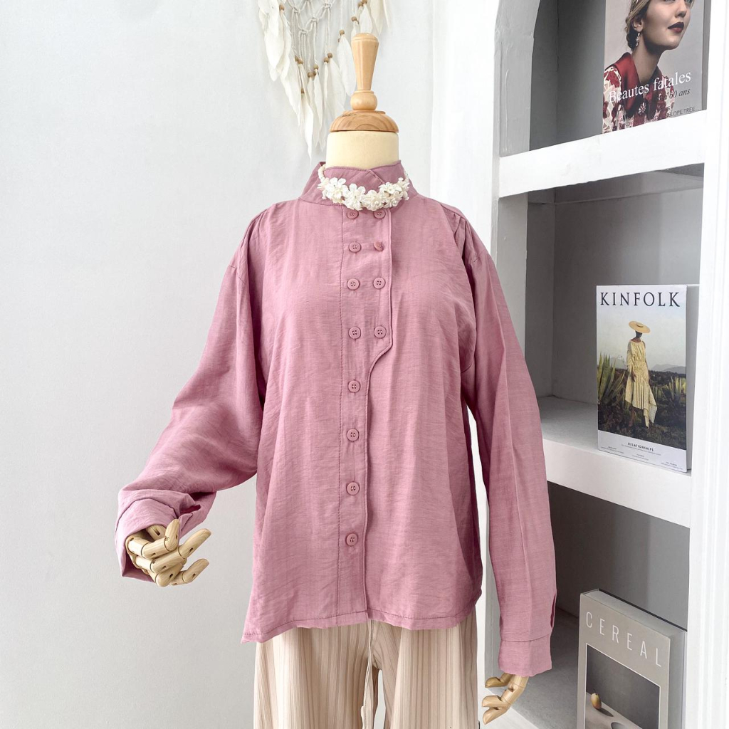 RAZITA SHIRT / FLOTTILICIOUS / KEMEJA POLO LINEN MURAH