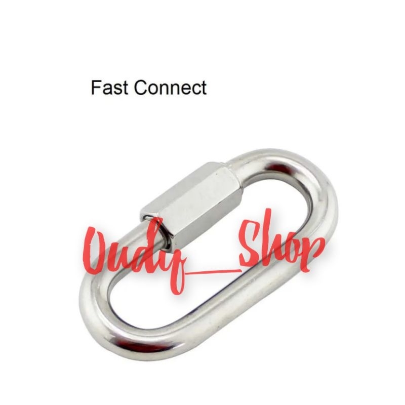 Carabiner Hammock Safety Lock Ulir Stainless Steel