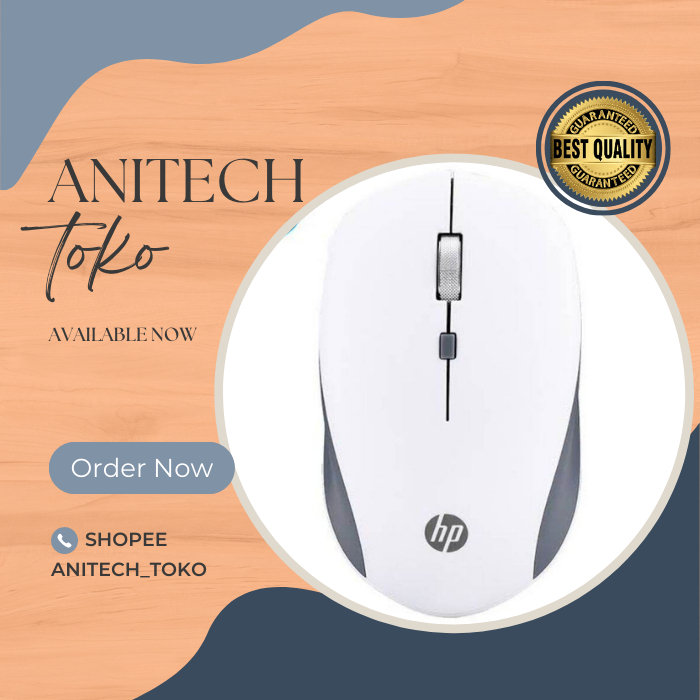 [ANITECH_TOKO] MOUSE WIRELESS  SILENT PLUS - 100% NEW