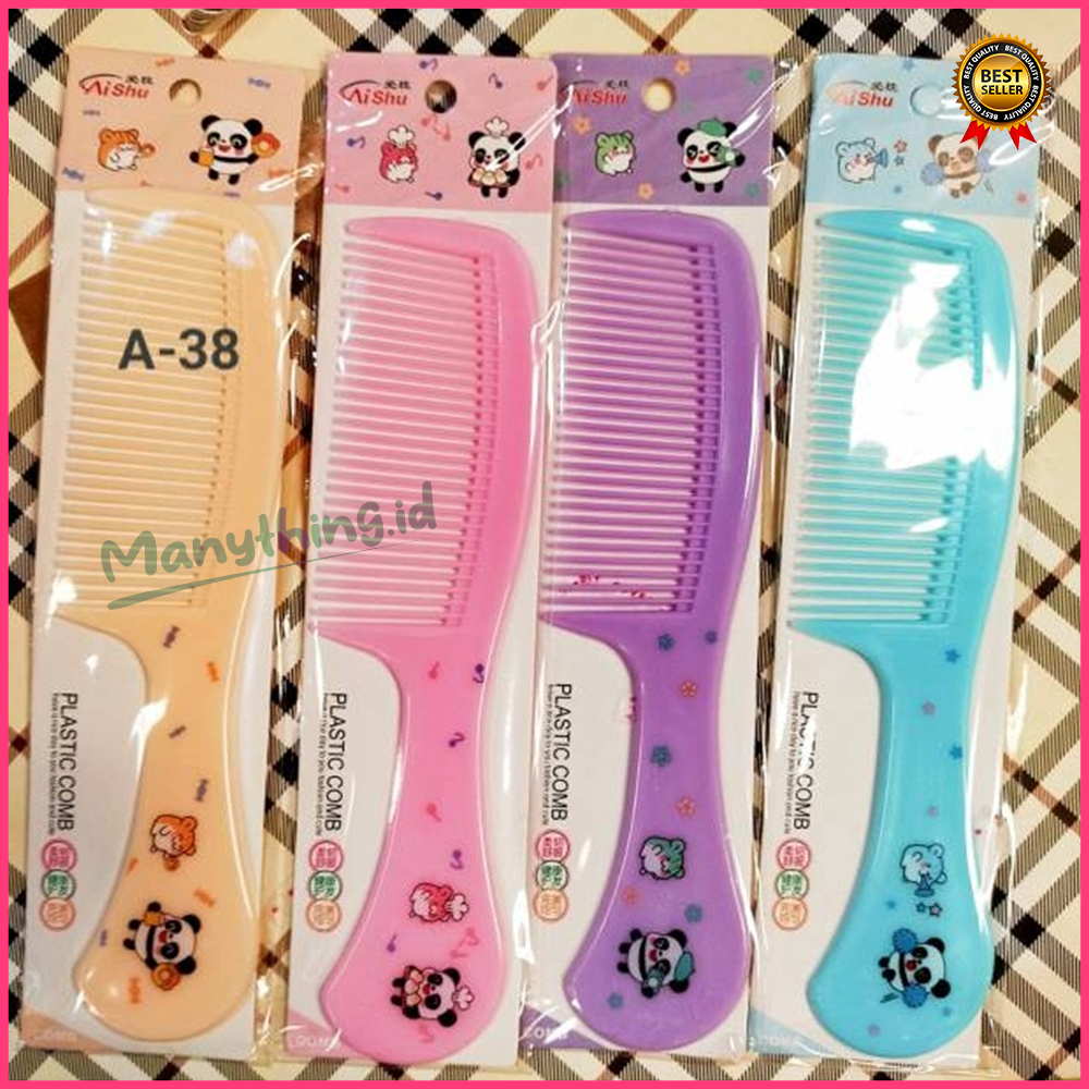 SISIR RAMBUT BESAR KARAKTER / SISIR GAGANG FULL MOTIF LUCU WARNA WARNI TERMURAH / 1PCS SISIR RAMBUT