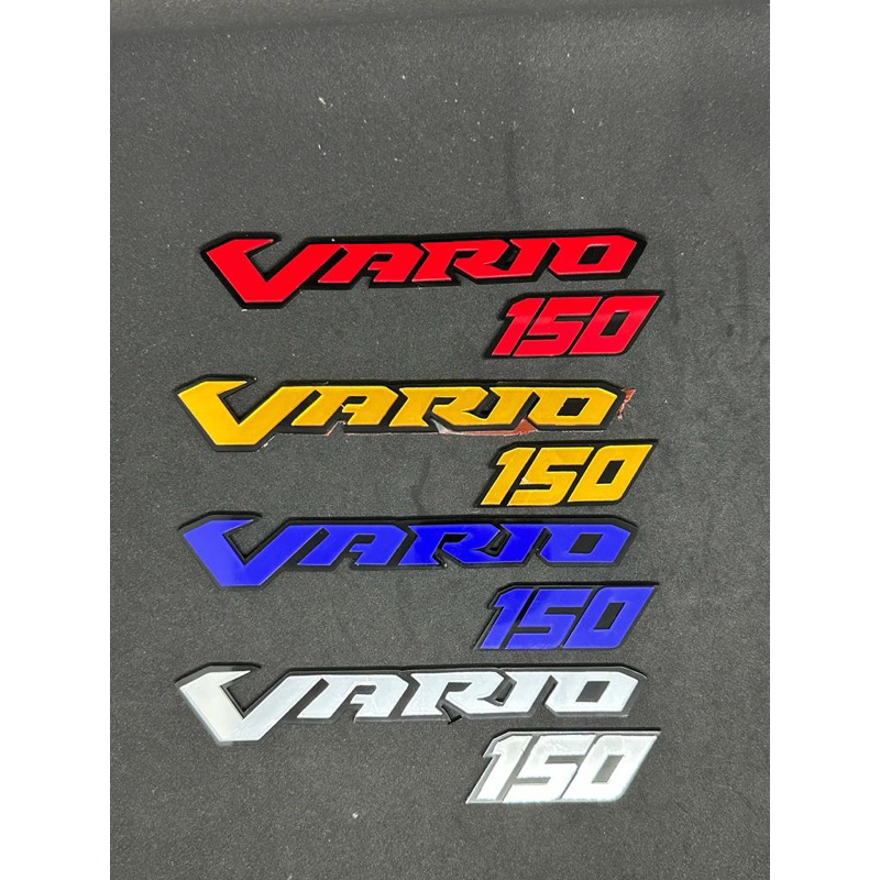 emblem full aklirik vario 110 , vario 125 , vario 150 , vario 160 tebal 4mm double tip 3m asli