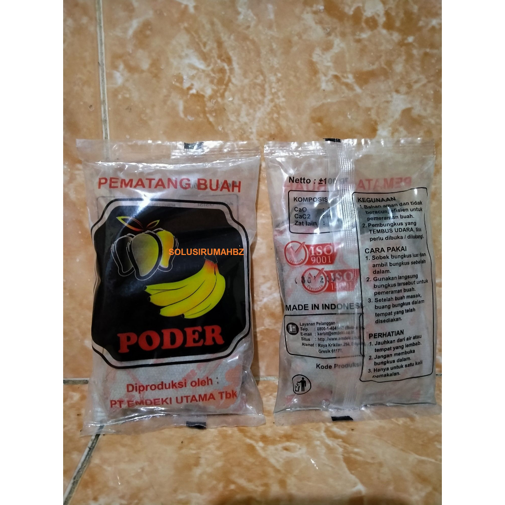 Karbit Powder 100 g MDQ Serbuk Pematang Buah Kemasan Original 100gram