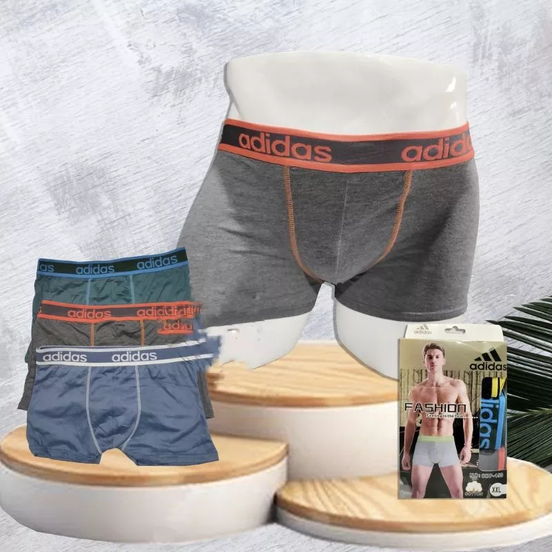 SHORT CELANA DALAM PRIA BOXER IMPORT XL XXL DEWASA BAHAN KATUN COWOK LAKI LAKI DALEMAN SPORT (ISI 1 PCS, BUKAN 1 BOX) BAHAN ADEM
