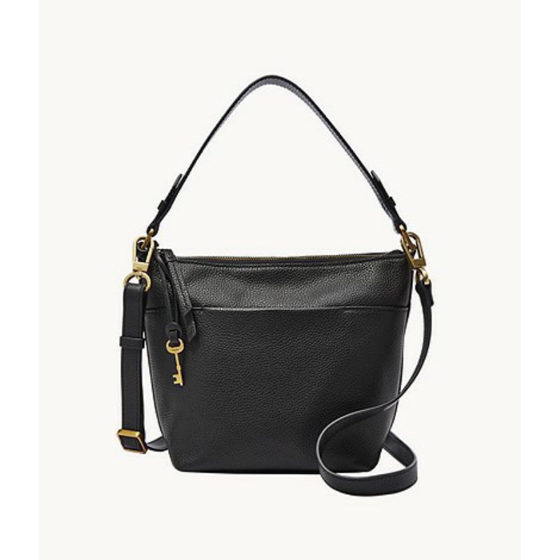 tasfossil julianna small hobo black n