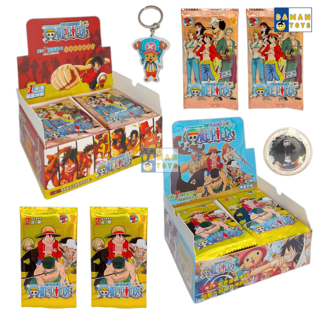 180 Pcs Kartu Anime One Piece 1 Box Grosir Cards 36 Pack