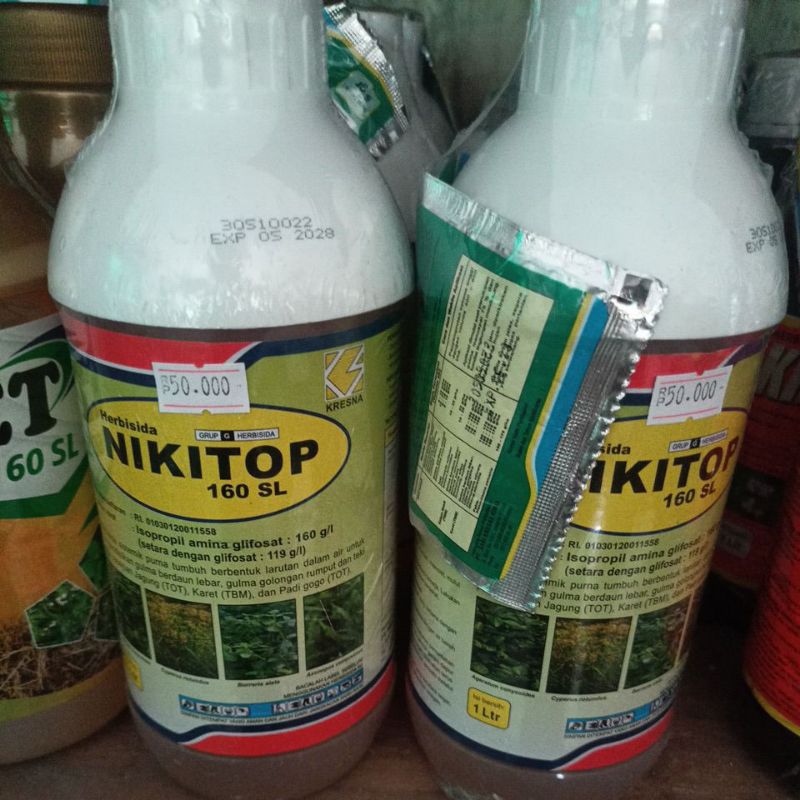 NIKITOP 160SL 1 LITER + ALLY 24WP