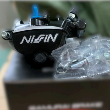 KALIPER Cakram Rem Depan NISIN SAMURAI Warna Hitam 2 PISTON (UNIVERSAL) CALIPER NISISIN SAMURAI 2 PISTON Hitam