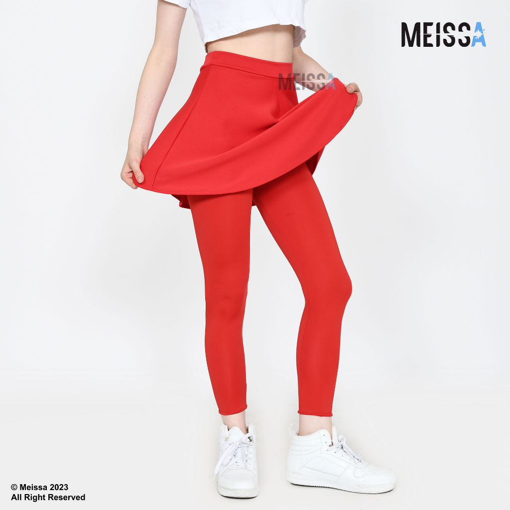 Legging + Rok Setelan Rok Pendek Legging Rok Celana Olahraga Senam Gym Yoga Muslimah