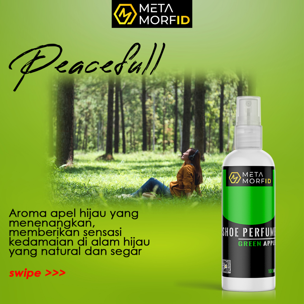 Metamorfid Parfum Sepatu Anti Bau Dan Bakteri 100ml