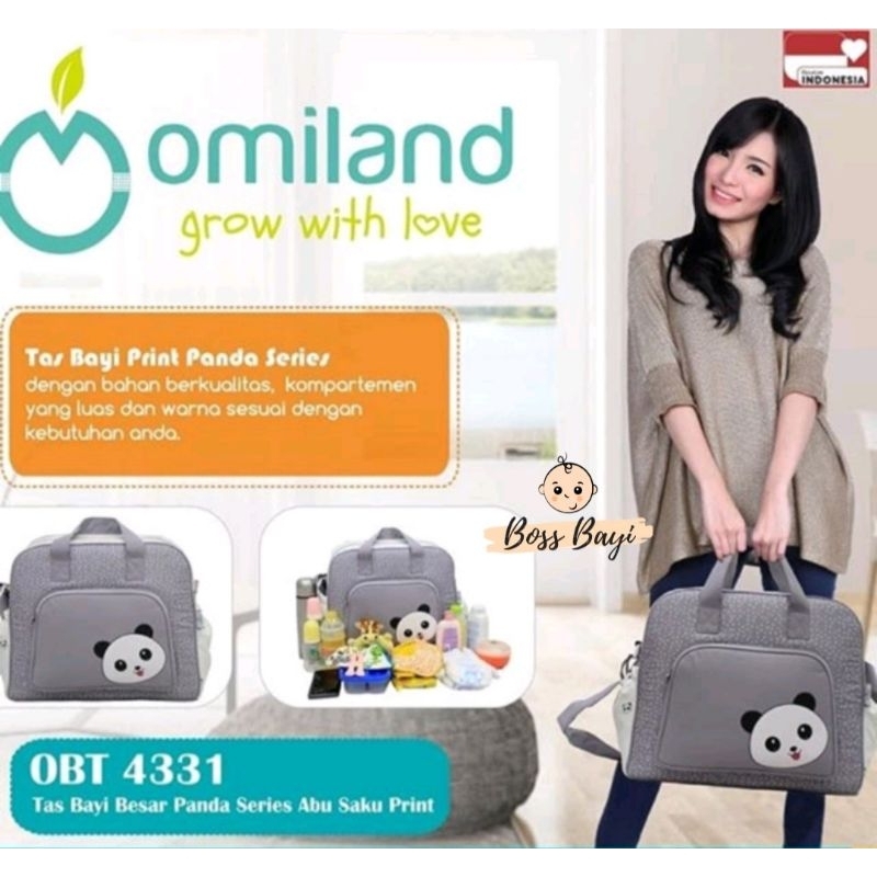 OMILAND - Tas Bayi / Diaper Bag Baby Alpaca &amp; Panda Series (Kecil | Medium | Besar)