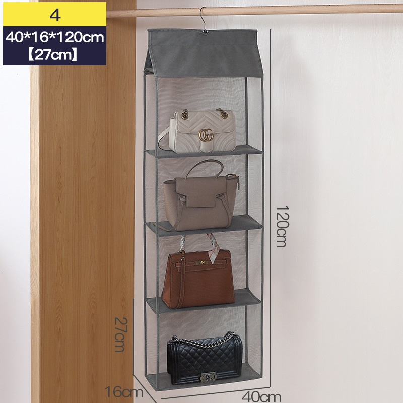 Lemari  Tas Susun Anti Debu / Bag Storage Tas Mika Transparant