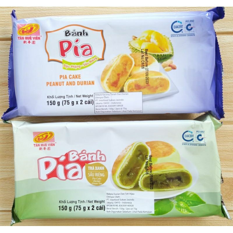 ✔MURAH Banh Pia Durian Vietnam 150gr All Varian / Banh Pia Chay Pia / Cake Durian