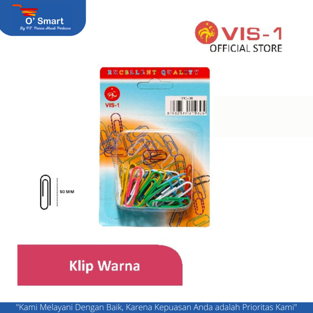 

PAPER CLIP WARNA VIS-01 KWP-30