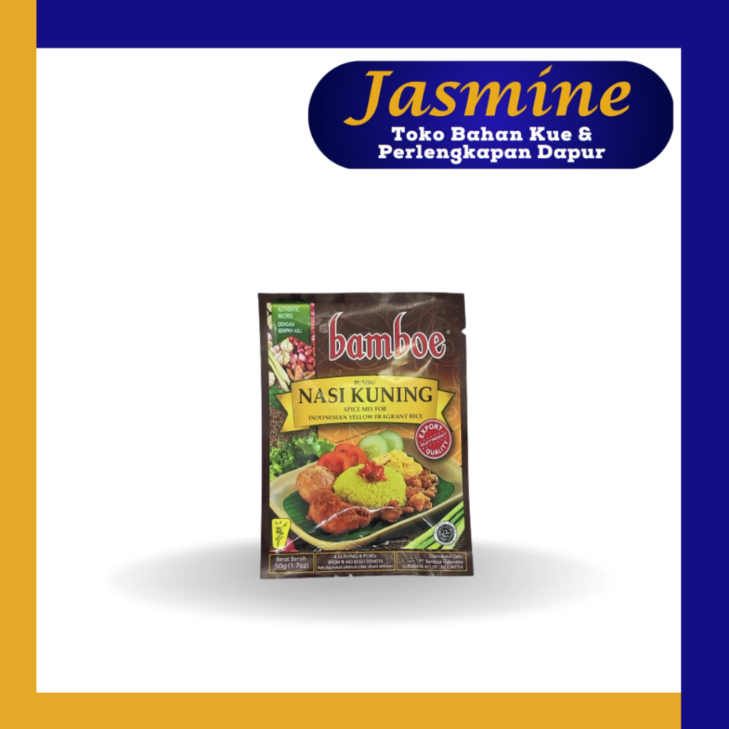 

BAMBOE BUMBU INSTANT NASI KUNING 50 GR