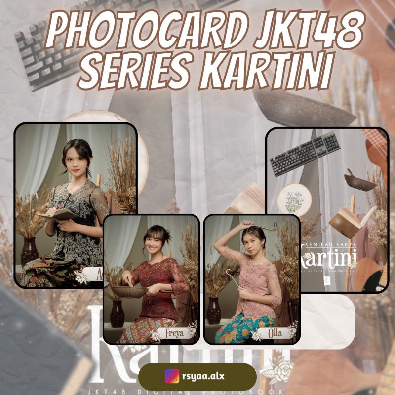 Photocard JKT48 Series Kartini Unofficial MURAH