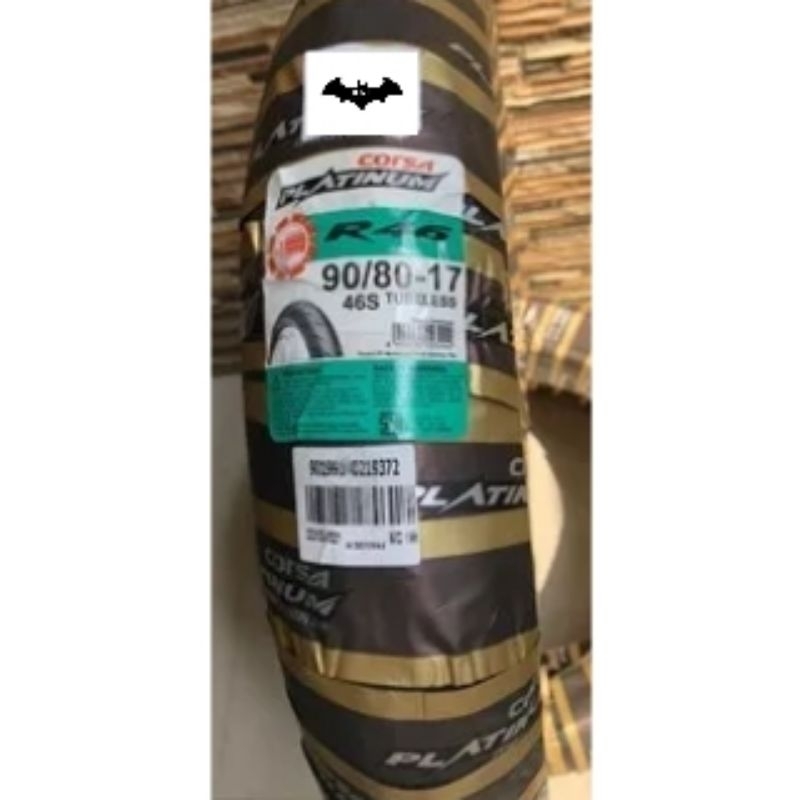 Ban Corsa Tubeless Platinum R46 90/80-17 ( Softcompound)