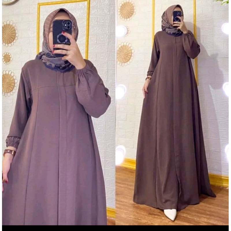 NEW/DRESS GAMIS MARYAM/GAMIS TERBARU/GAMIS WANITA/BAHAN CRINGKLE AIRFLOW PREMIUM