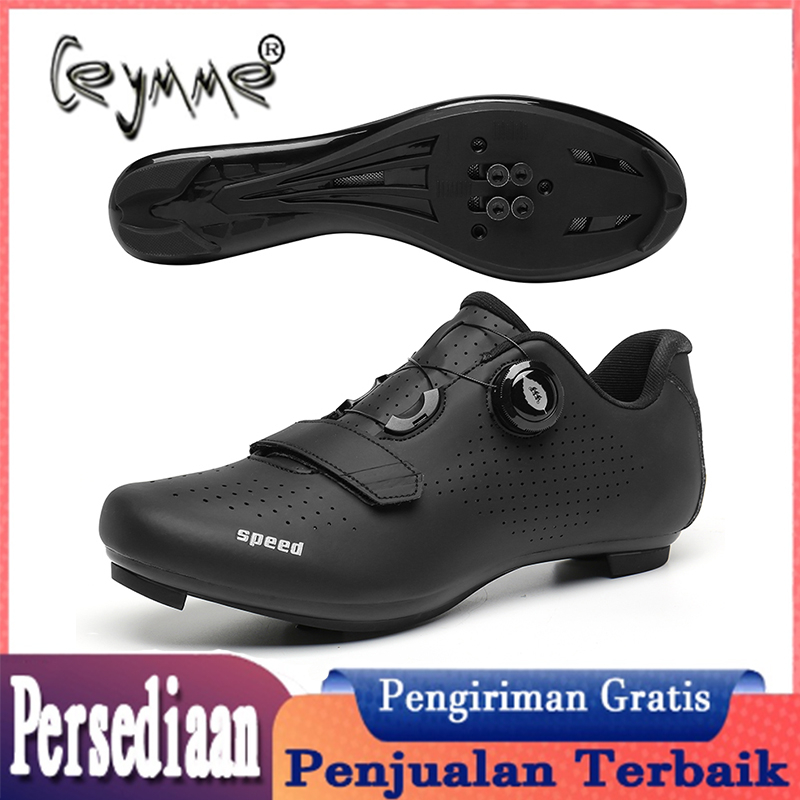 Tersedia Sepatu Road Bike Pria Sepatu Cleat Sepatu Sepeda Roadbike Cleat MTB Shoes Cleat Sepeda Spee