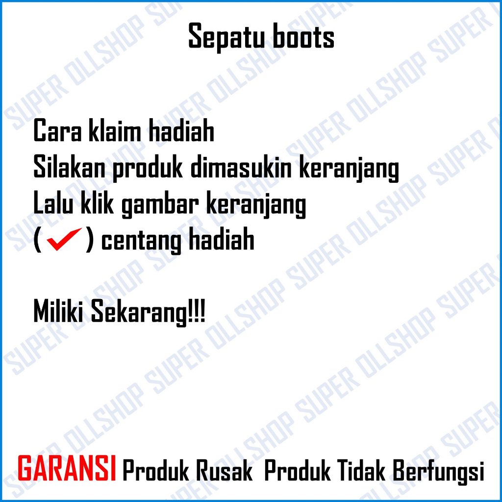 Sepatu Pria Safety Boot Bot But Boots Proyek Sawah Karet Hitam Tinggi Murah Lentur