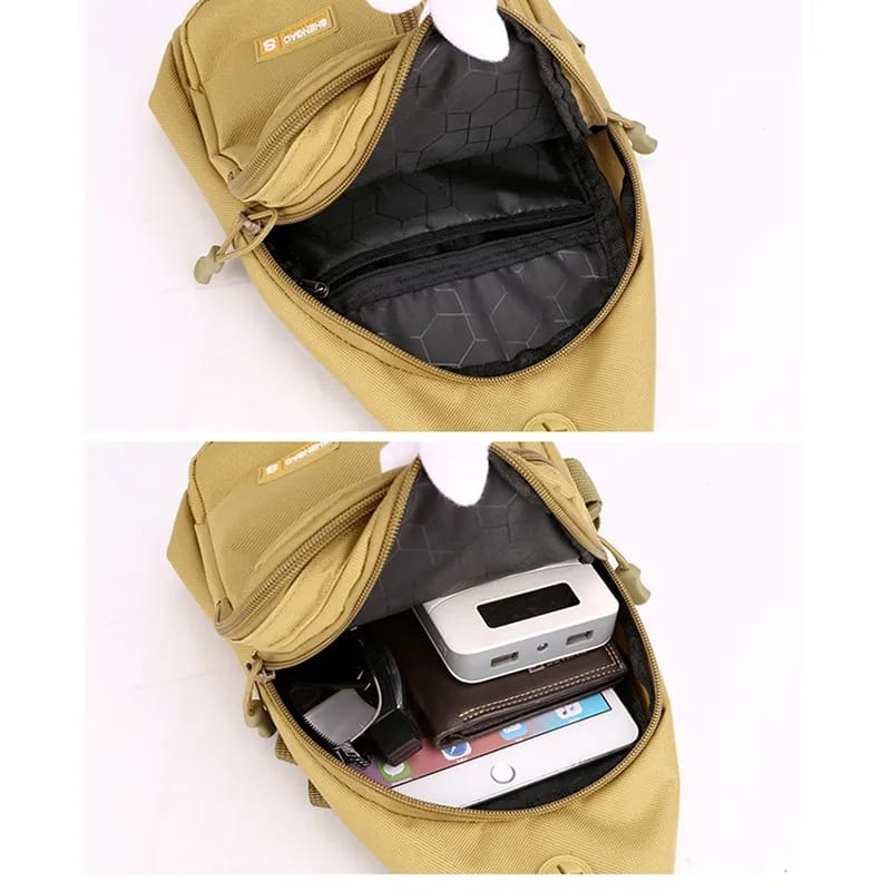 TAS SELEMPANG PRIA IMPORT / TAS SLING BAG COWOK SPORT - 6014