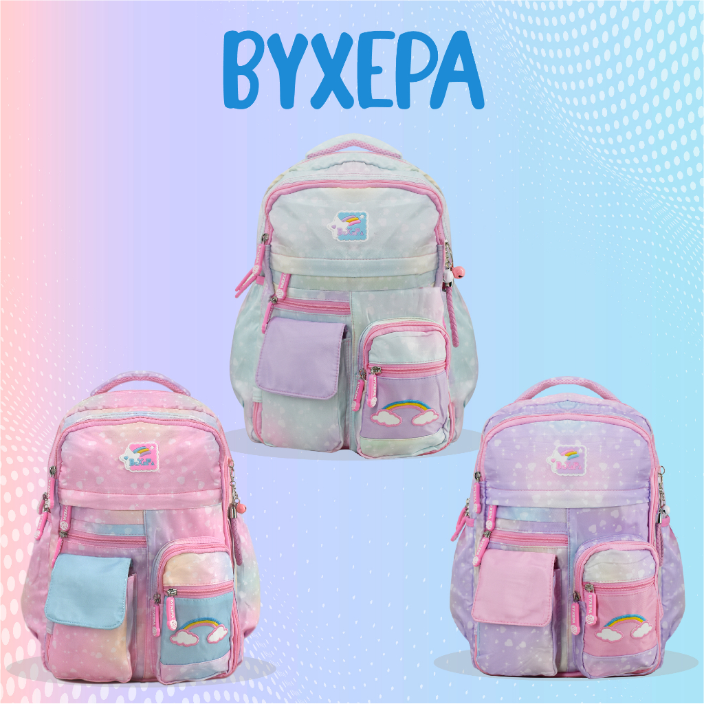 Newtonkids-Tas Ransel Sekolah Anak Byxepa Openset/Backpack Anak Terkini/Tas Ransel Kulkas/Fashion Anak Terkini/Tas Import