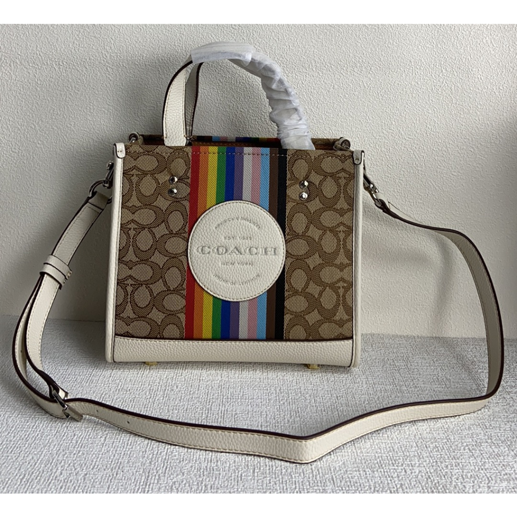 Coach Original CJ576 578 Dempsey22/30 Rainbow Tote Bag Handbag Shoulder Bag Crossbody Bag  ttb 576