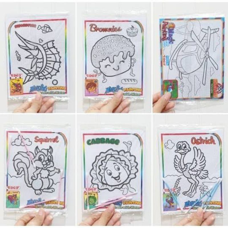 

ISI 10 Lukis Ajaib katembat / Megic Painting